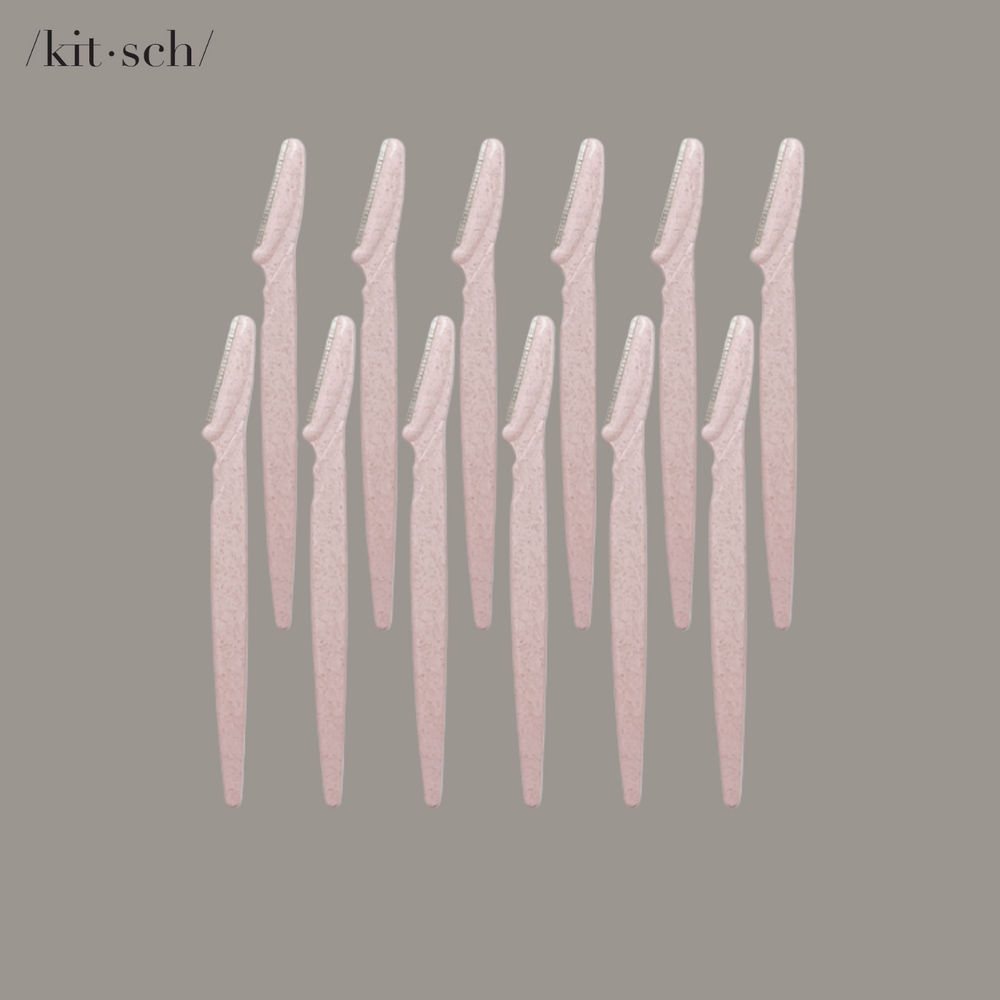 KITSCH Eco-Friendly Eyebrow Razor Dermaplaner - Blush