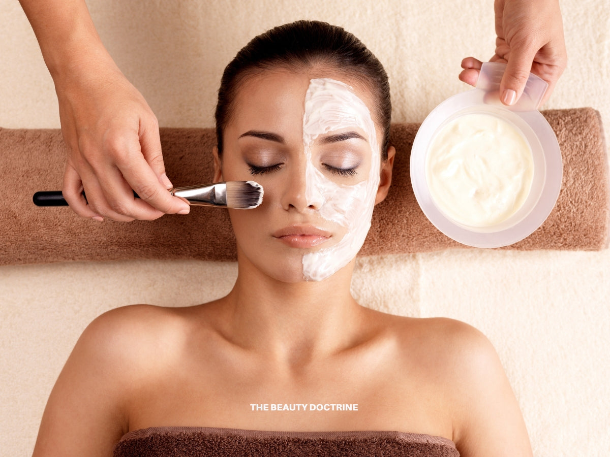 Woman receiving a facial treatment — do you really need facials, peels, and extractions for healthy skin?