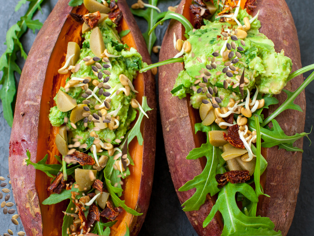 Seed Cycling For Hormonal Balance - Baked Sweet Potato Recipe - The Beauty Doctrine