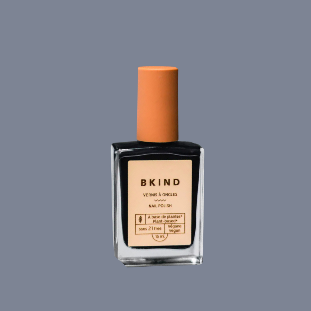 
                  
                    BKIND Vegan & 21-free Nail Polish Black Heart - The Beauty Doctrine 
                  
                