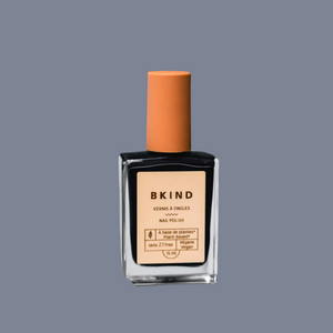 
                
                    Load image into Gallery viewer, BKIND Vegan &amp;amp; 21-free Nail Polish Black Heart - The Beauty Doctrine 
                
            