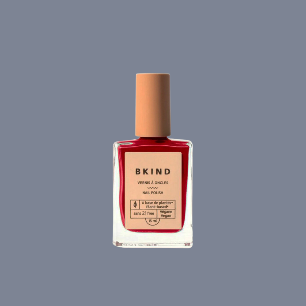 BKIND Vegan & 21-free Nail Polish Lady in Red - The Beauty Doctrine 