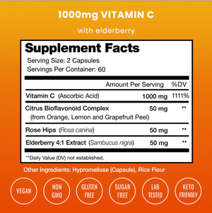 NutraChamps Vitamin C Elderberry Antioxidant Immune Support The Beauty Doctrine