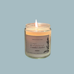 Natural Candle w/ Organic Cotton Wick, Coconut Wax