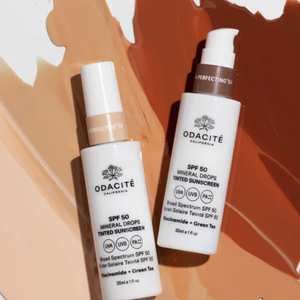 
                
                    Load image into Gallery viewer, Odacitè SPF 50 Mineral Drops Tinted Sunscreen - The Beauty Doctrine
                
            