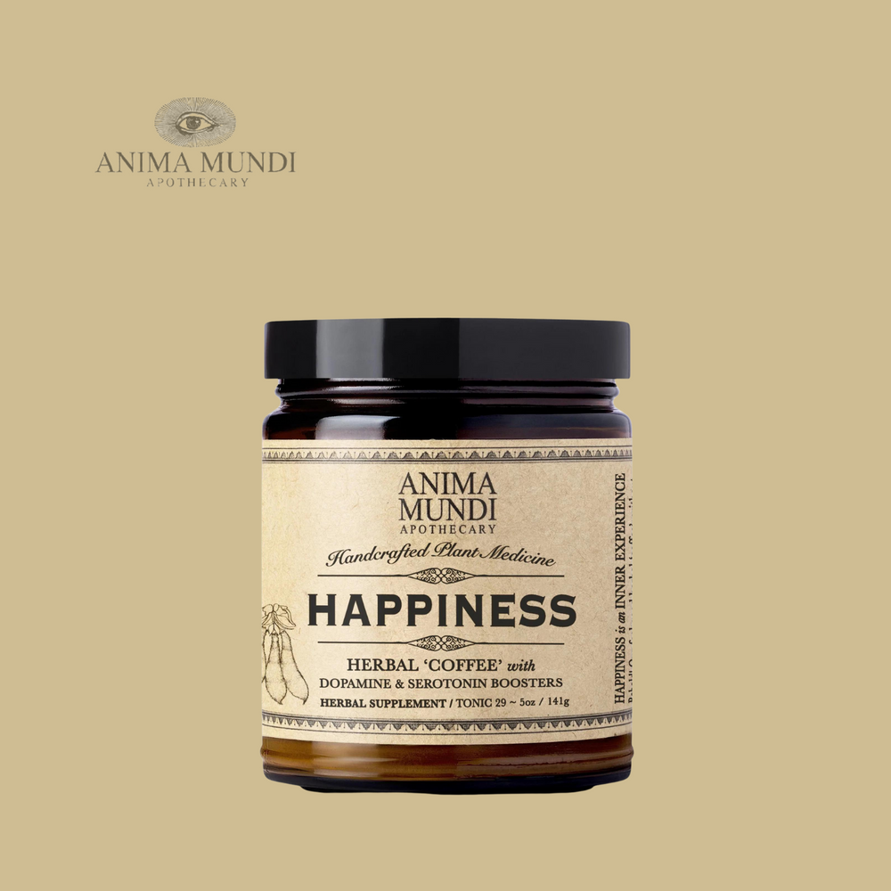 ANIMA MUNDI Happiness Powder - Herbal Coffee, Serotonin + Dopamine - The Beauty Doctrine