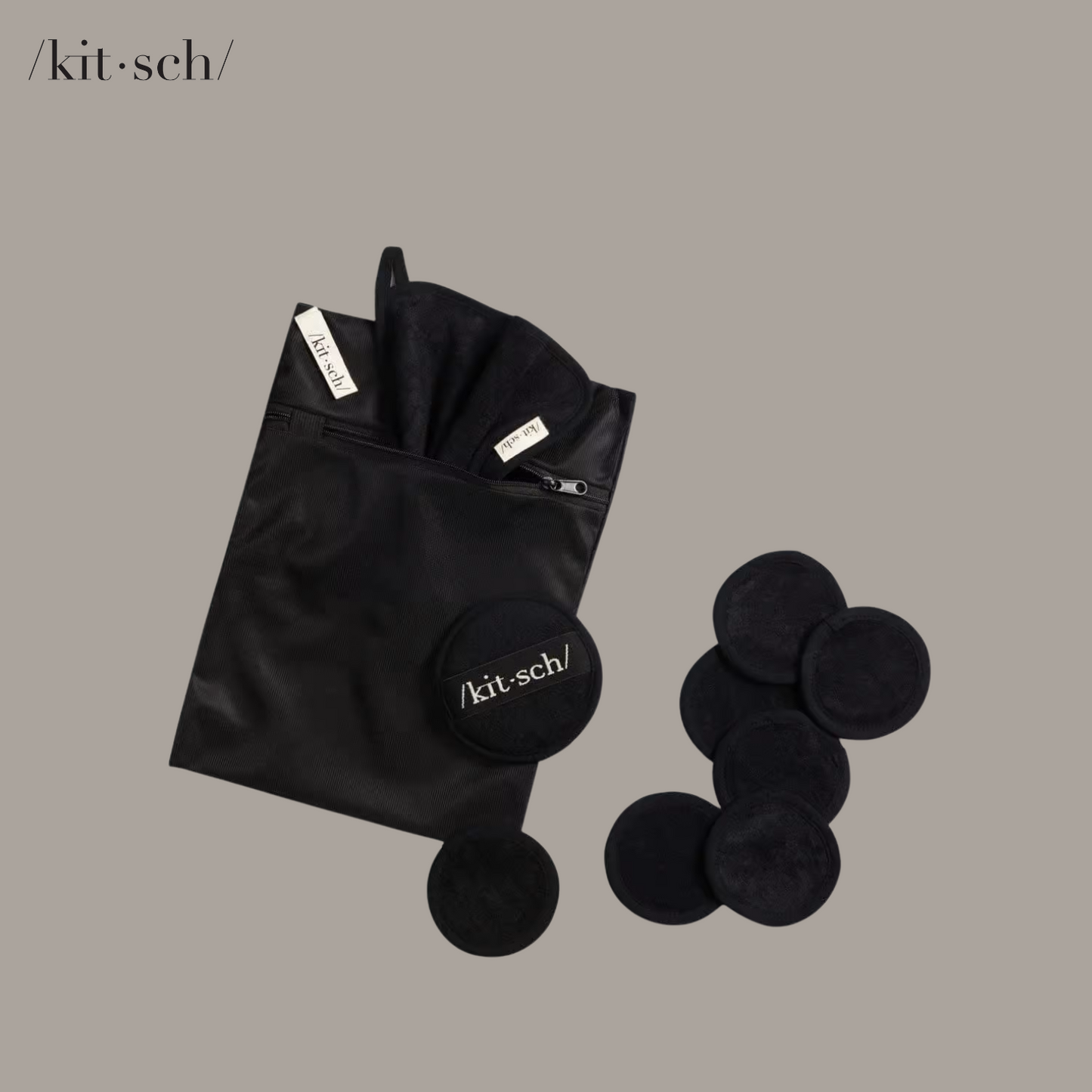 KITSCH Eco-Friendly Ultimate Cleansing Kit - Black - The Beauty Doctrine