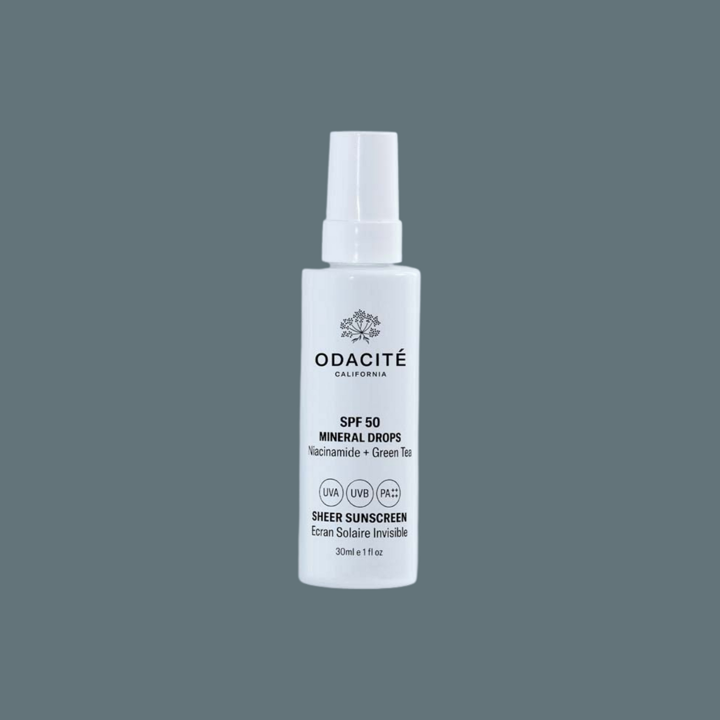 Odacité Sheer Sunscreen SPF 50 Mineral Drops - The Beauty Doctrine