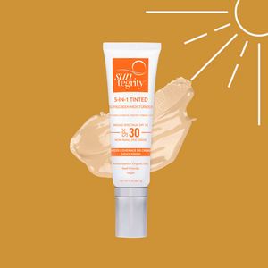 Certified Organic SPF30 Tinted Face Sunscreen (3 color shades)